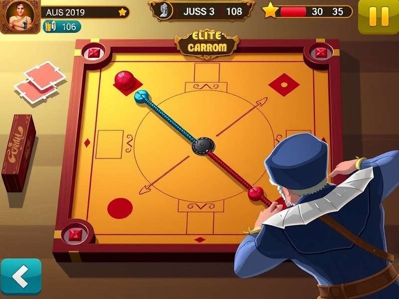 Elite Carrom Warrior Ace strategy illustration